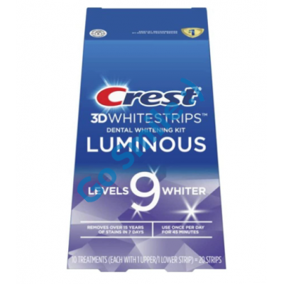 Crest 3D Whitestrips Luminous Levels 9