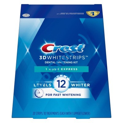 CREST 3D WHITE WHITESTRIPS 1-HOUR EXPRESS 10 ДНЕЙ