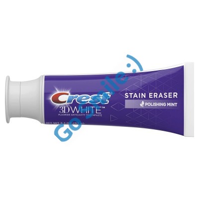 Crest 3D White Stain Eraser Teeth Whitening Polishing Mint 