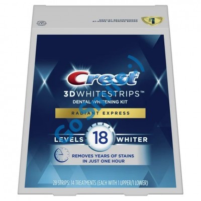 CREST 3D WHITE LUXE RADIANT EXPRESS WHITESTRIPS